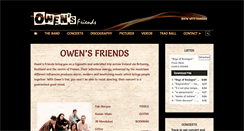 Desktop Screenshot of owensfriends.com